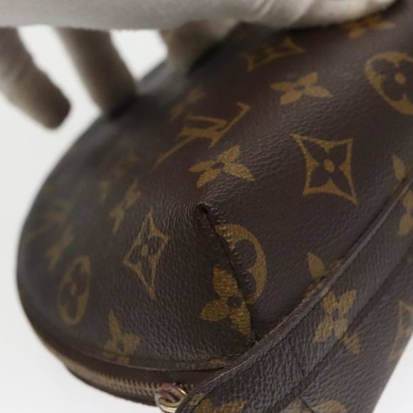 LOUIS VUITTON Monogram Trousse Demi Ronde Cosmetic Pouch M47520 LV Auth 100605 - Picture 14 of 16